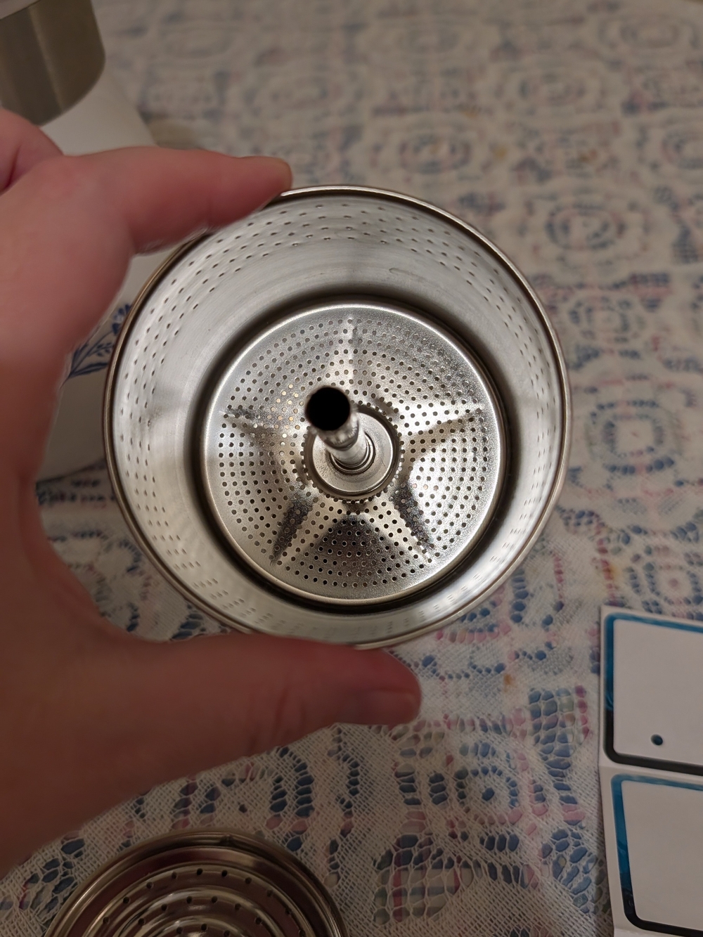 Corningware 6 Cup Percolator W All Parts - Picture 8 of 8